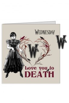 Ευχετήρια κάρτα με pin - Wednesday 1