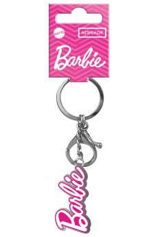 Μπρελόκ μεταλλικό - Barbie Λογότυπο