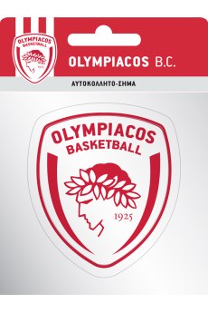Αυτοκόλλητα σήμα μεγάλο - Ολυμπιακός Μπάσκετ 1