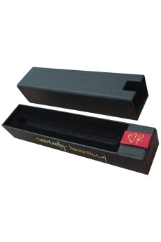 Θήκη - κουτί για στυλό μαύρο μεταλλικό - Ρενέ 5 