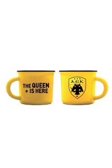 Κούπα espresso - ΑΕΚ Μπάσκετ 1 / κίτρινο The Queen Is Here