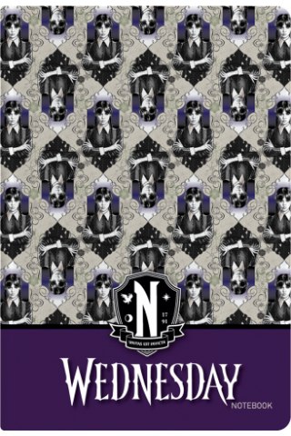 Σημειωματάριο puffy - Wednesday pattern