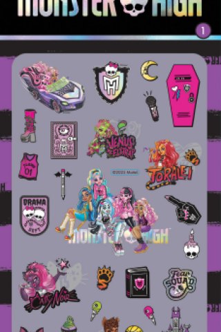 Αυτοκόλλητα Puffy  - Monster High 1