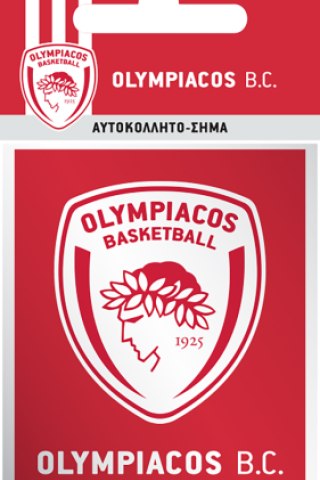 Αυτοκόλλητα σήμα μικρό - Ολυμπιακός Μπάσκετ 1