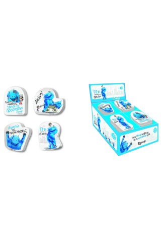 Γόμα - Γέτι 1 (4 σχέδια) 