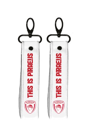 Μπρελόκ καρπού - Ολυμπιακός Μπάσκετ 2 / γκρι