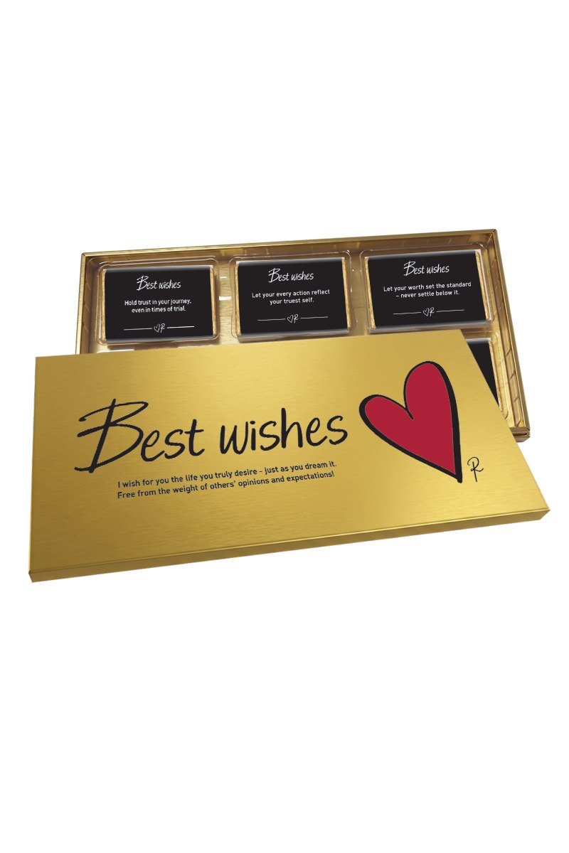 ΣΟΚΟΛΑΤΑΚΙΑ ΡΕΝΕ LOVE WORDS - BEST WISHES