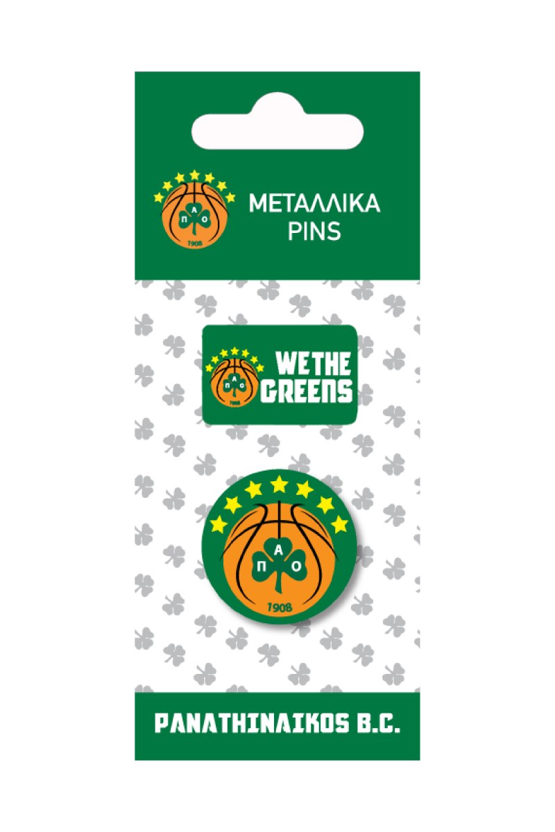 Pins μεταλλικά - Παναθηναϊκός Μπάσκετ 1