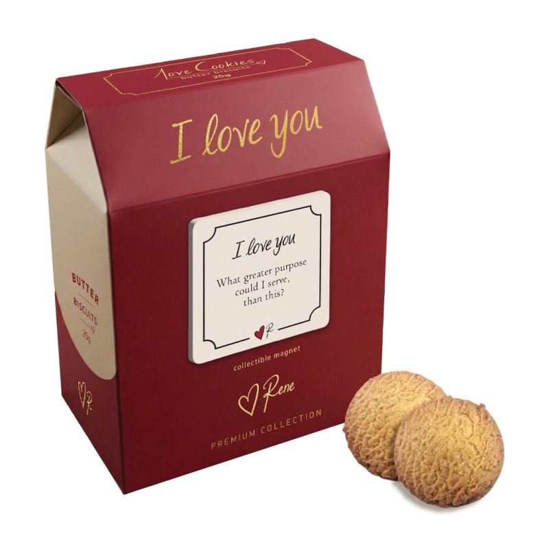 Μπισκότα Ρενέ Love Cookies Premium- I love you