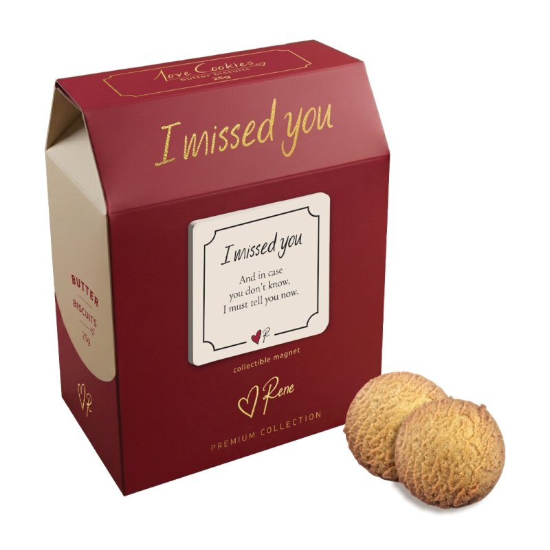 Μπισκότα Ρενέ Love Cookies Premium - I missed you